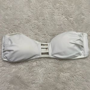 White Bandeau Bikini Top